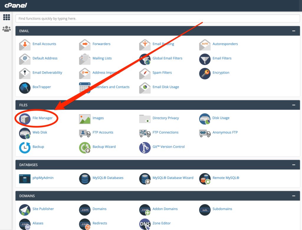 CPanel File Manager